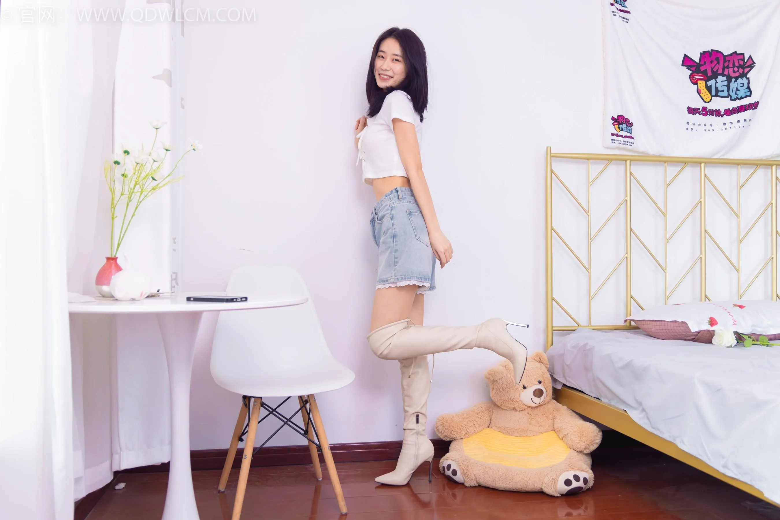 物恋传媒 NO.1552 菜菜-白色的花 [178P]插图5